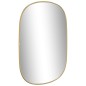 vidaXL Specchio da Parete Dorato 60x40 cm