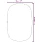 vidaXL Specchio da Parete Dorato 60x40 cm