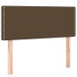 vidaXL Letto a Molle Materasso e LED Marrone Scuro 90x190cm in Tessuto vidaXL Letto a Molle Materasso e LED Marrone Scuro 90x190cm in Tessuto