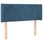 vidaXL Testiera a LED Blu scuro 93x16x78/88 cm in Velluto vidaXL Testiera a LED Blu scuro 93x16x78/88 cm in Velluto