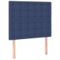 vidaXL Letto a Molle con Materasso e LED Blu 90x200 cm in Tessuto vidaXL Letto a Molle con Materasso e LED Blu 90x200 cm in Tessuto