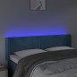 vidaXL Testiera a LED Blu Scuro 147x16x78/88 cm in Velluto vidaXL Testiera a LED Blu Scuro 147x16x78/88 cm in Velluto