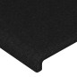 Testiera a LED Nera 93x16x78/88 cm in Tessuto Testiera a LED Nera 93x16x78/88 cm in Tessuto