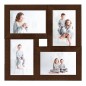 vidaXL Cornice Multipla per 4 Foto 10x15cm Marrone Scuro in MDF vidaXL Cornice Multipla per 4 Foto 10x15cm Marrone Scuro in MDF