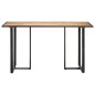 vidaXL Tavolo da Pranzo 140 cm in Legno di Mango Grezzo vidaXL Tavolo da Pranzo 140 cm in Legno di Mango Grezzo