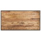 vidaXL Tavolo da Pranzo 140 cm in Legno di Mango Grezzo vidaXL Tavolo da Pranzo 140 cm in Legno di Mango Grezzo