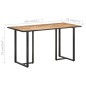 vidaXL Tavolo da Pranzo 140 cm in Legno di Mango Grezzo vidaXL Tavolo da Pranzo 140 cm in Legno di Mango Grezzo