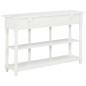vidaXL Tavolo Consolle Bianco 120x30x76 cm in MDF vidaXL Tavolo Consolle Bianco 120x30x76 cm in MDF