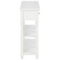 vidaXL Tavolo Consolle Bianco 120x30x76 cm in MDF vidaXL Tavolo Consolle Bianco 120x30x76 cm in MDF