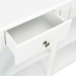vidaXL Tavolo Consolle Bianco 120x30x76 cm in MDF vidaXL Tavolo Consolle Bianco 120x30x76 cm in MDF