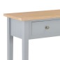 280054 vidaXL Consolle da Trucco Grigio 79x30x74 cm in Legno 280054 vidaXL Consolle da Trucco Grigio 79x30x74 cm in Legno