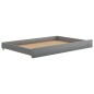 vidaXL Cassetti per Divano Letto 2 pz Grigi in Legno Massello di Pino vidaXL Cassetti per Divano Letto 2 pz Grigi in Legno Massello di Pino