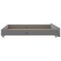 vidaXL Cassetti per Divano Letto 2 pz Grigi in Legno Massello di Pino vidaXL Cassetti per Divano Letto 2 pz Grigi in Legno Massello di Pino