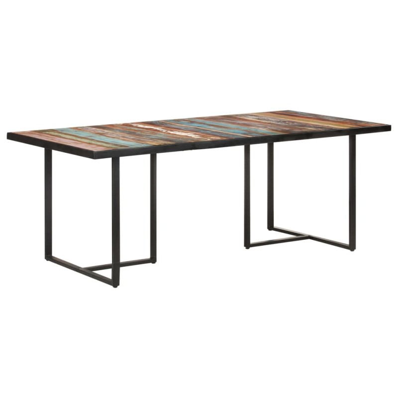 vidaXL Tavolo da Pranzo 200 cm in Legno Massello di Recupero vidaXL Tavolo da Pranzo 200 cm in Legno Massello di Recupero