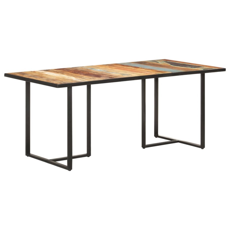 vidaXL Tavolo da Pranzo 180 cm in Legno Massello di Recupero vidaXL Tavolo da Pranzo 180 cm in Legno Massello di Recupero