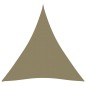 vidaXL Parasole a Vela Oxford Triangolare 5x7x7 m Beige vidaXL Parasole a Vela Oxford Triangolare 5x7x7 m Beige