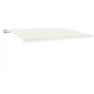 vidaXL Tenda da Sole Retrattile Automatica 500x350 cm Crema vidaXL Tenda da Sole Retrattile Automatica 500x350 cm Crema