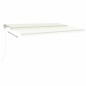 vidaXL Tenda da Sole Retrattile Automatica 500x350 cm Crema vidaXL Tenda da Sole Retrattile Automatica 500x350 cm Crema