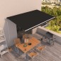 vidaXL Tenda da Sole Retrattile Automatica 500x350 cm Antracite